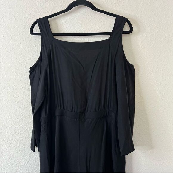 Soft Surroundings Brigette Tencel Maxi Dress in Black NEW Size Medium - Picture 6 of 9